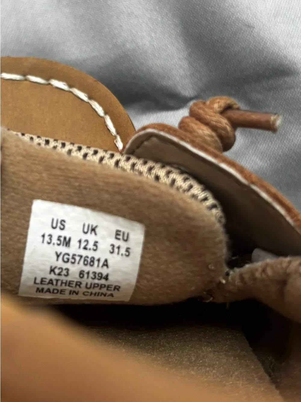 Sperry Kids Tan/Brown Classic Boat Moccasins